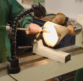 Schwanenhalslampe Halogen Ausführung