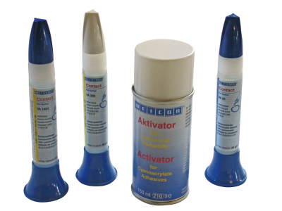WEICON Cyanacrylat-Kleber Komplettset "DRECHSLER" DZW-SET1